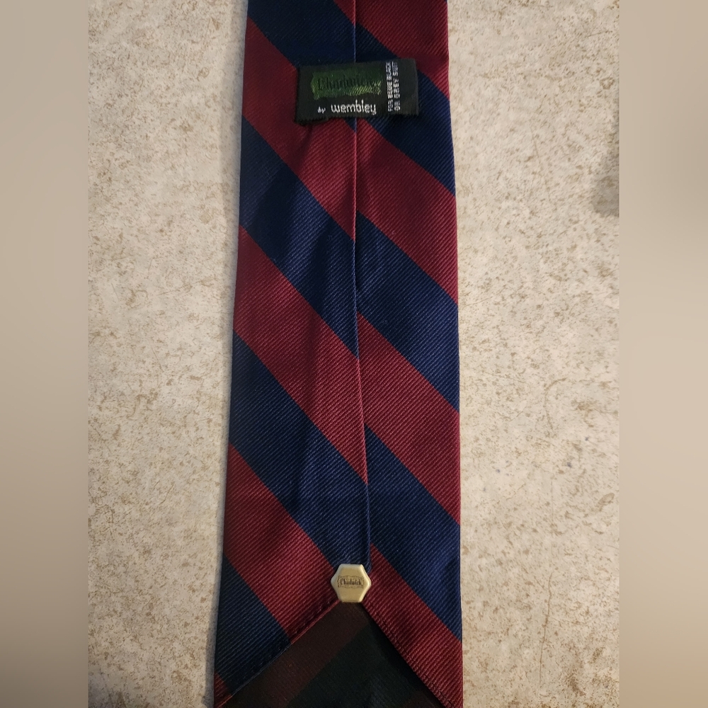 Kids Brown Braided  Belt And 3 Pc Tie Set - Picture 8 of 9